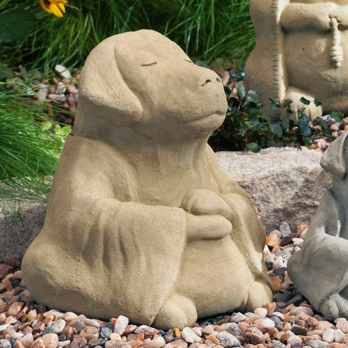 Garden Dog Meditation Statue - Image 6