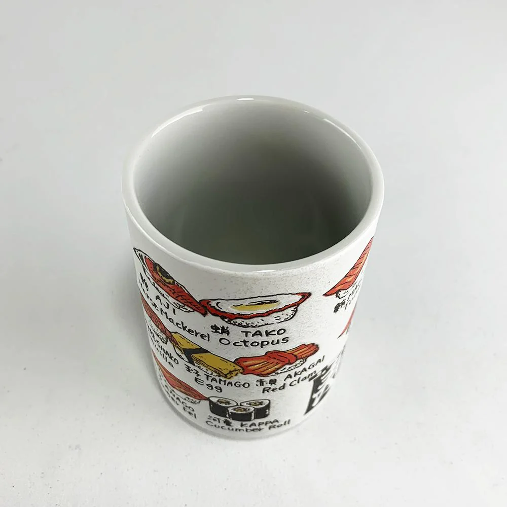 Illustrated Teacup, Sushi - Image 3