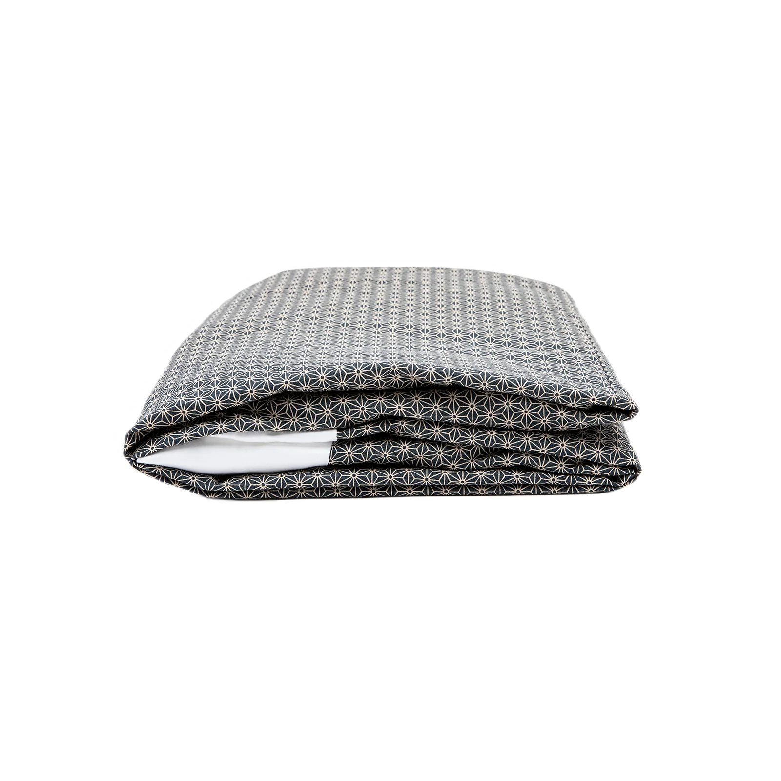 J-Life Asa No Ha Black Custom Kakefuton with Removable Cover - Image 4