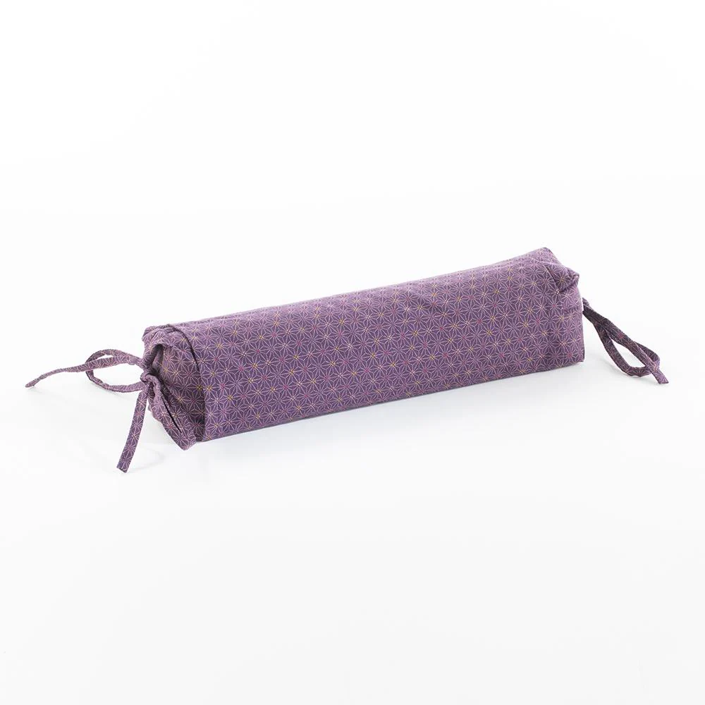 J-Life Asa No Ha Purple Buckwheat Hull Pillow - Image 3