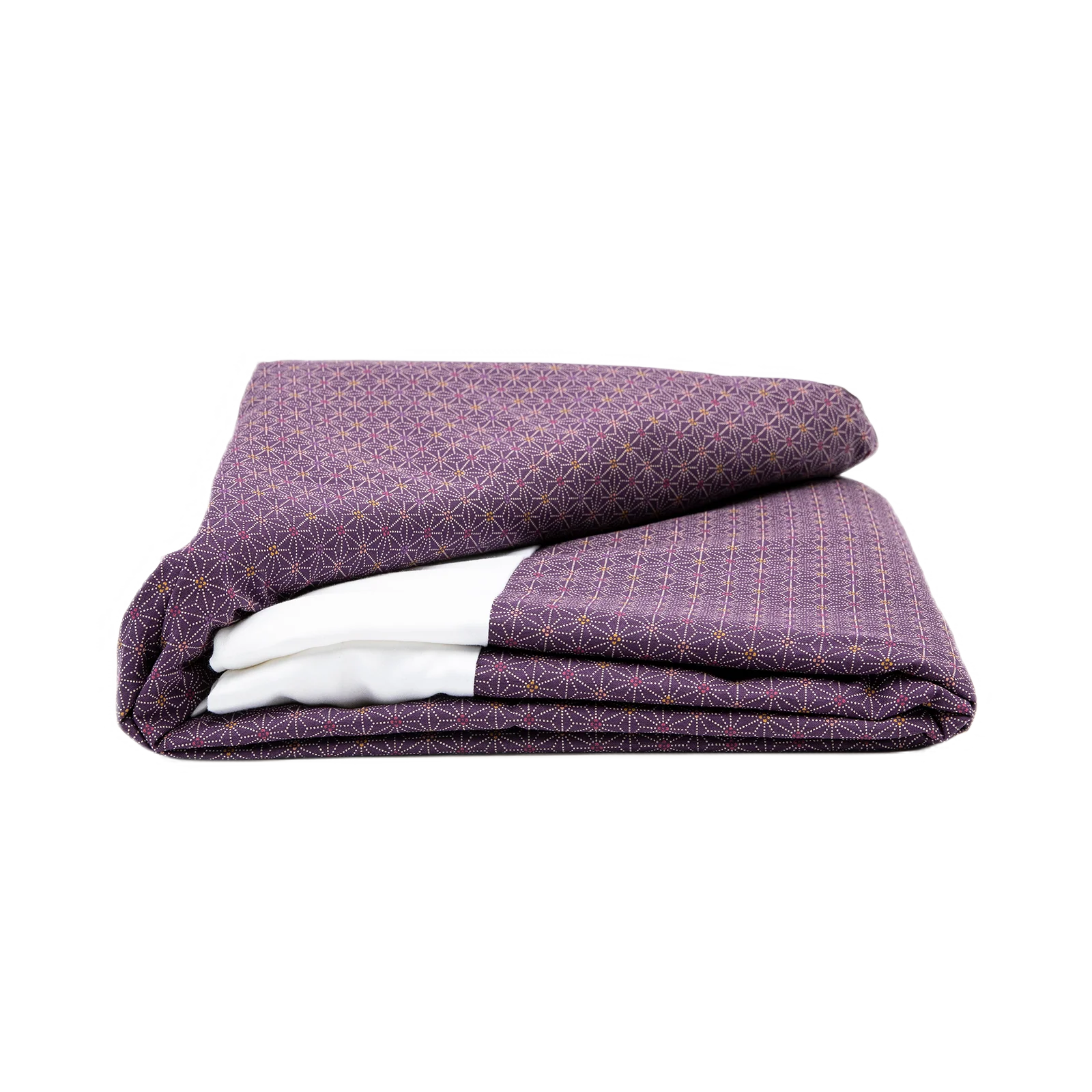 J-Life Asa No Ha Purple Custom Kakefuton with Removable Cover - Image 4