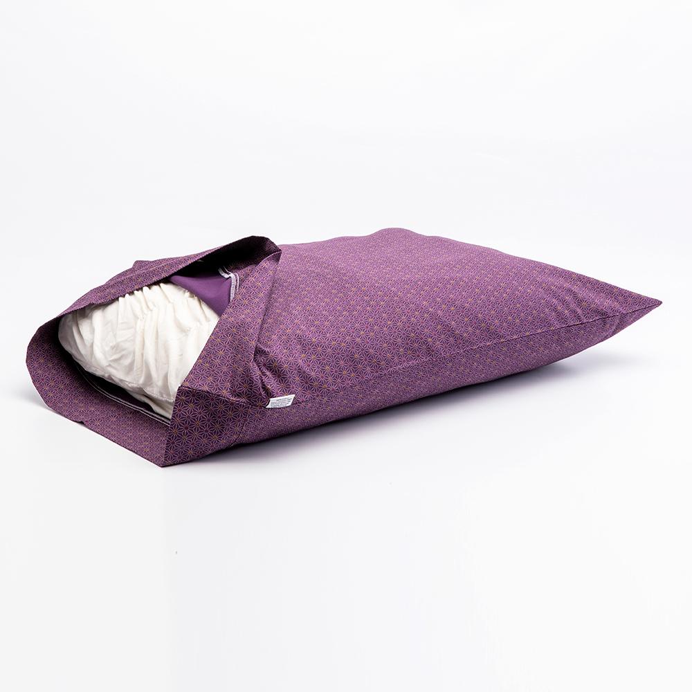 J-Life Asa No Ha Purple Pillowcase - Image 3
