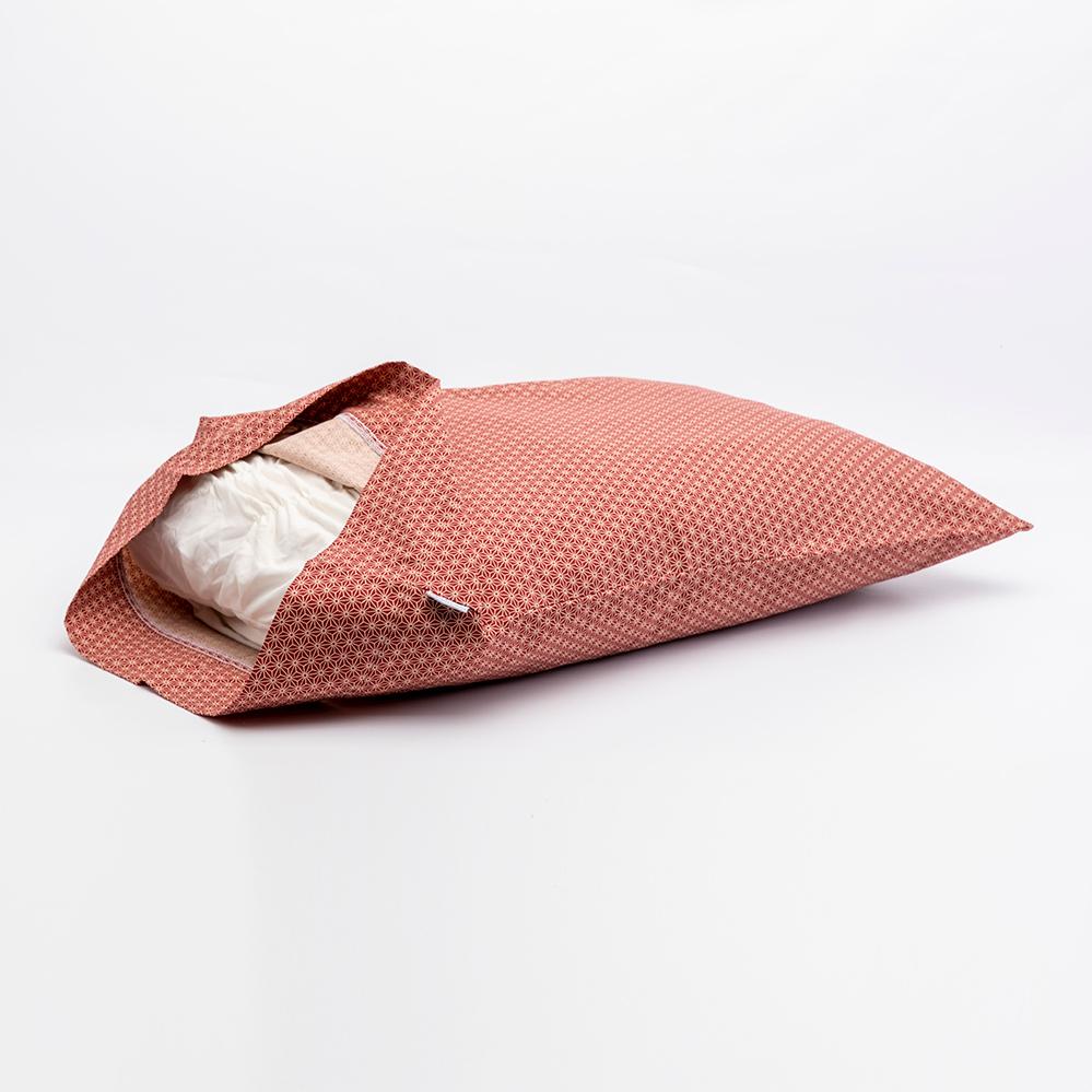 J-Life Asa No Ha Red Pillowcase - Image 3