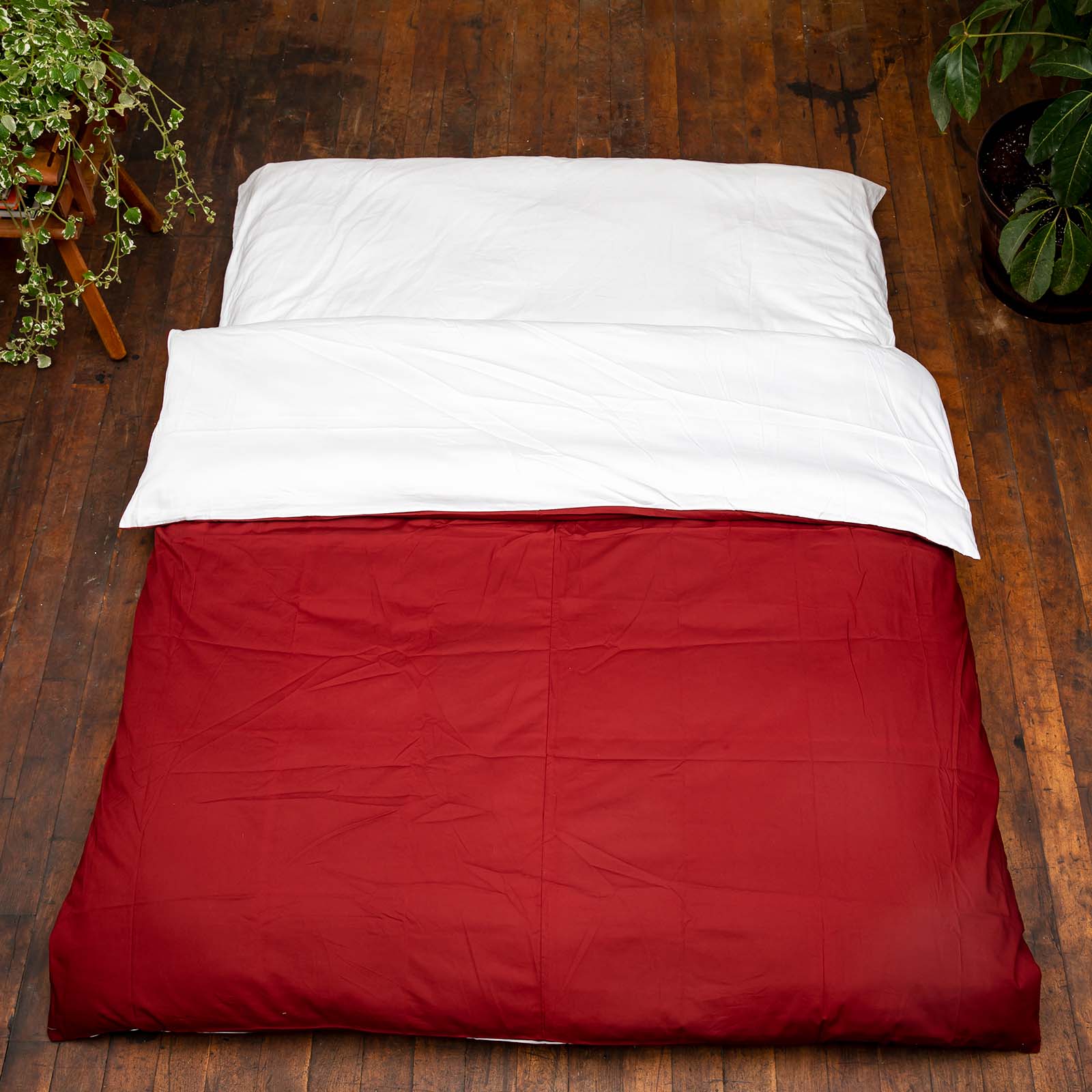 J-Life Burgundy Custom Kakefuton with Removable Cover - Image 5