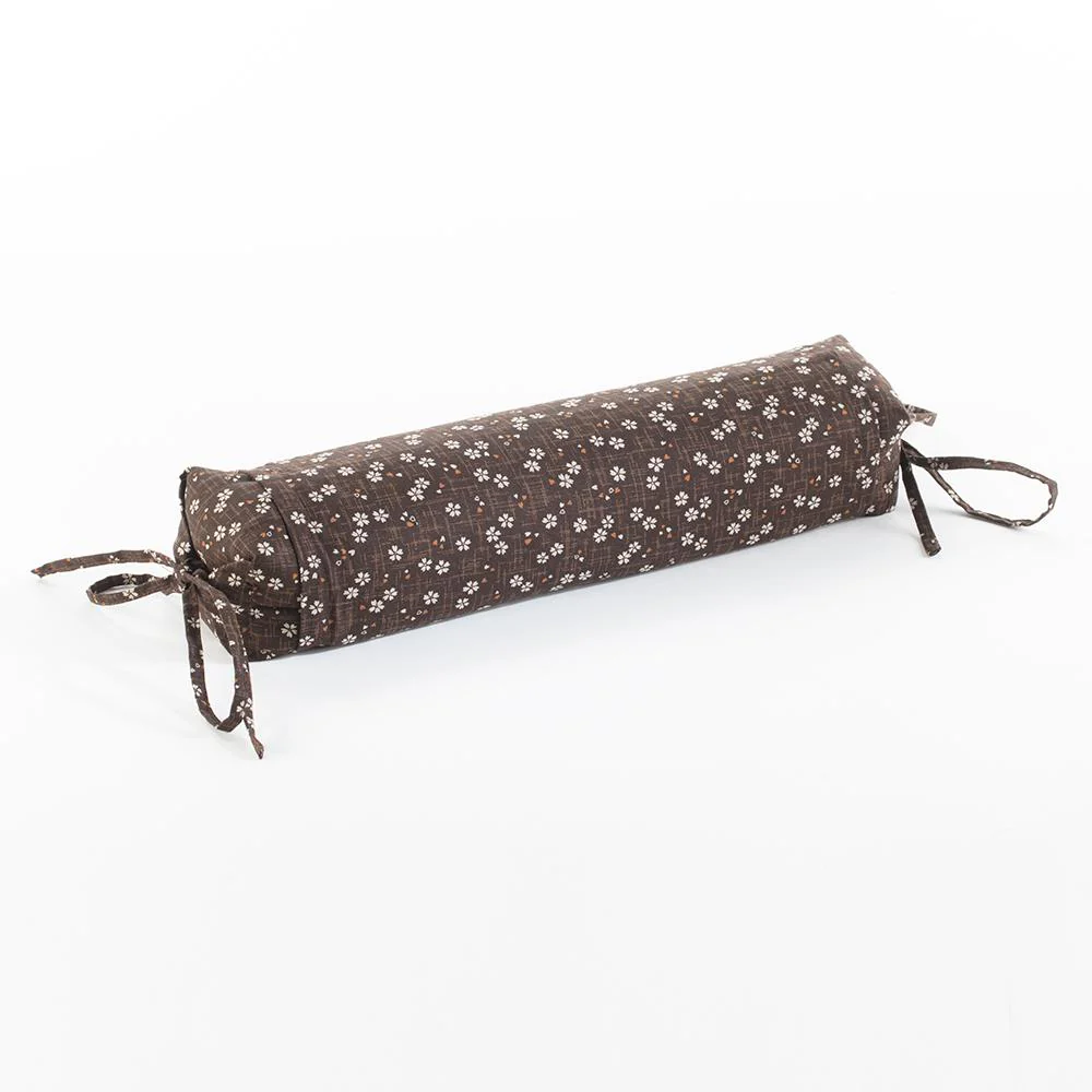 J-Life Sakura Brown Buckwheat Hull Pillow - Image 3