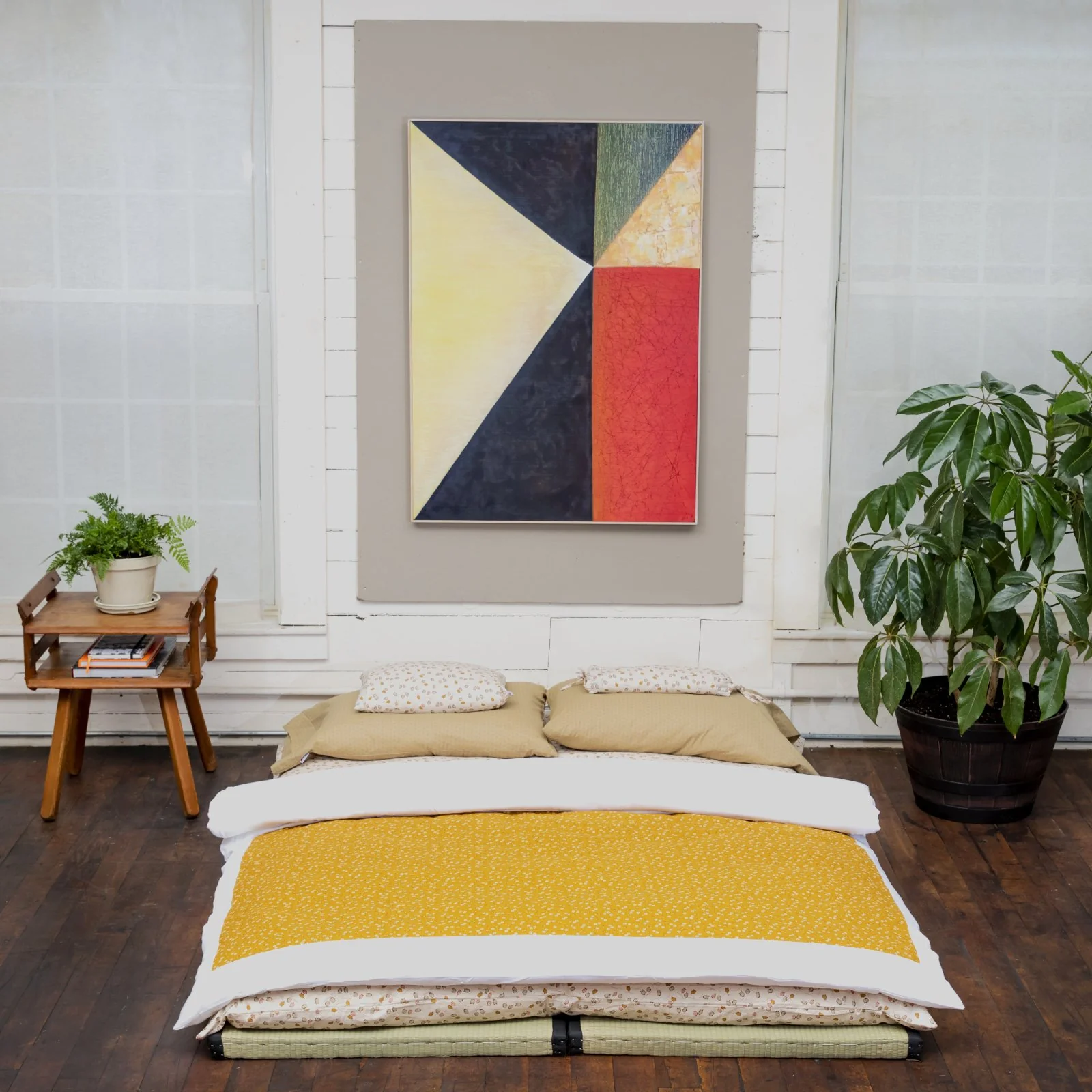 J-Life Sakura Gold Custom Kakefuton with Removable Cover - Image 12