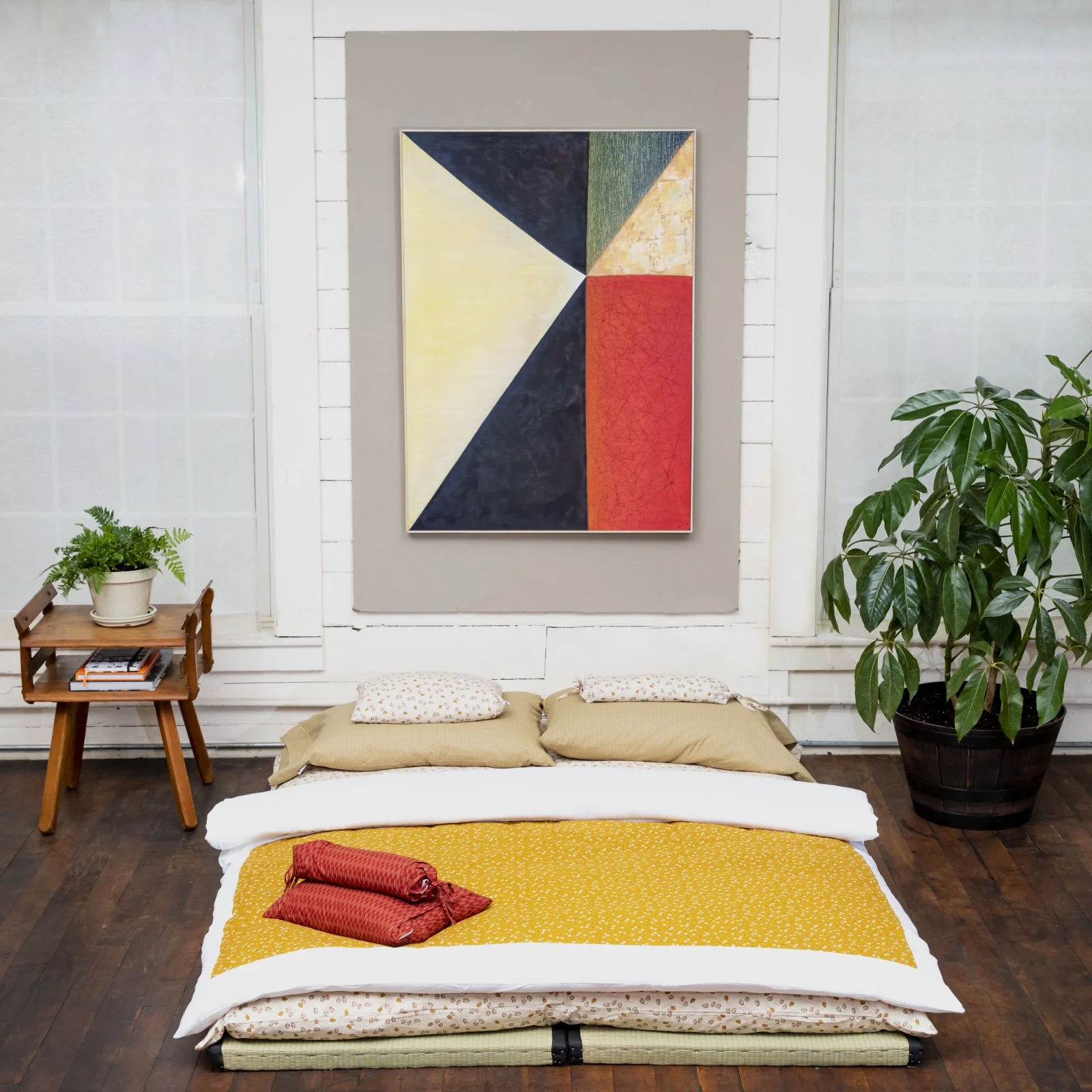 J-Life Sakura Gold Custom Kakefuton with Removable Cover - Image 13