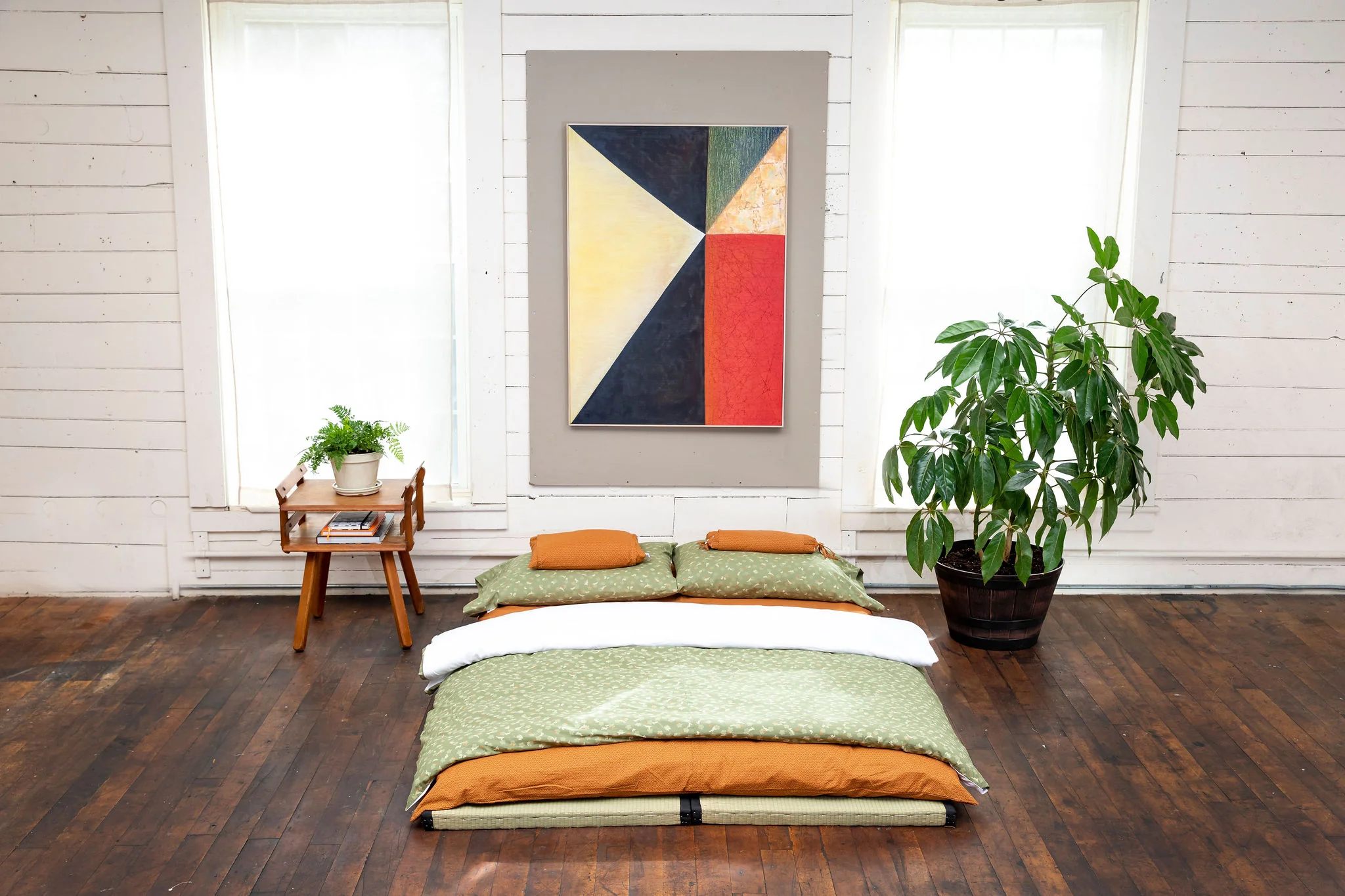 J-Life Shikifuton with Seikai Ha Orange Removable Cover - Image 5