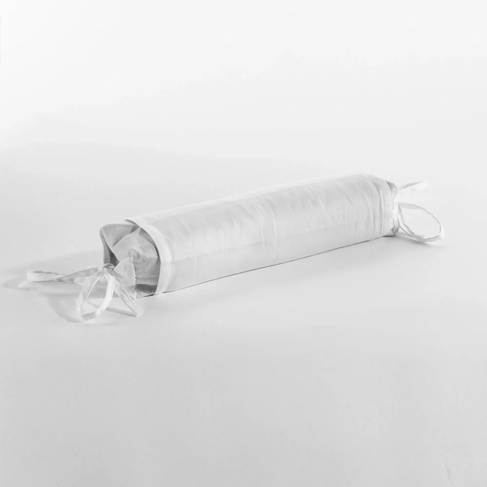 J-Life Solid White Buckwheat Hull Pillow - Image 3