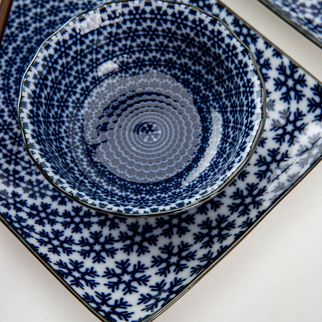 Sushi Set For Two: Indigo and White - Image 5