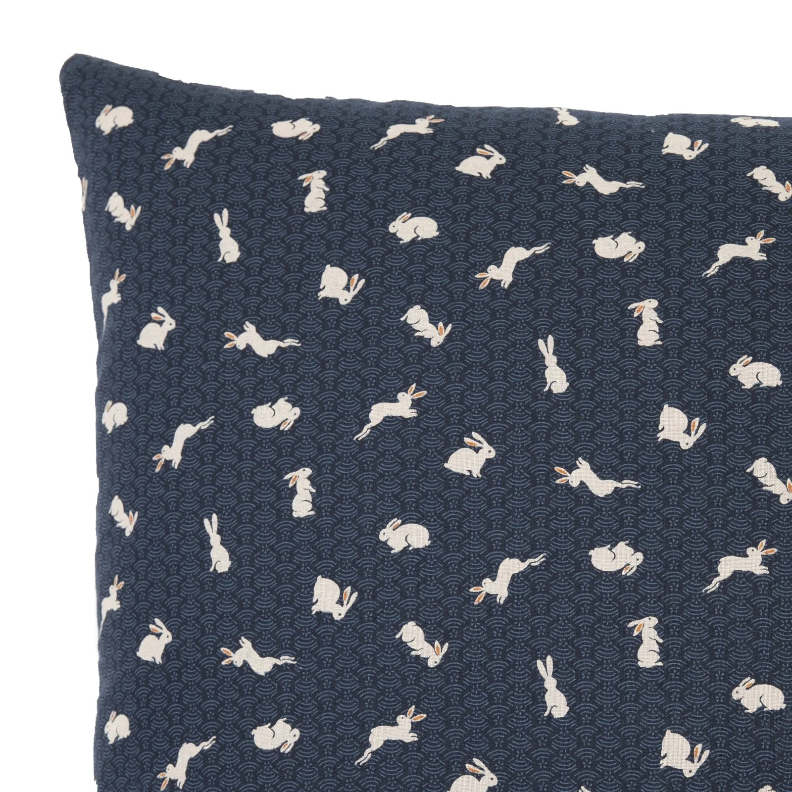 Usagi Navy Throw Pillow - Image 3